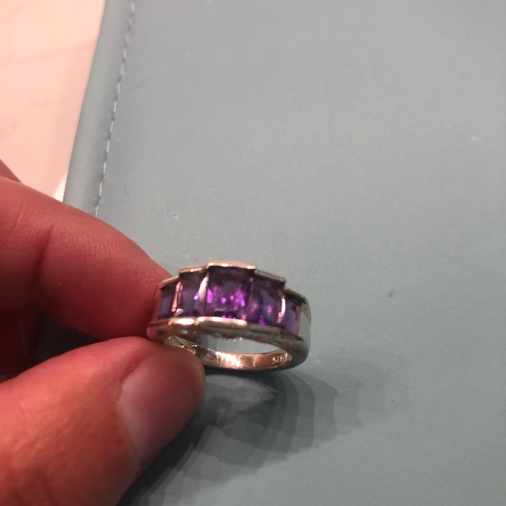 Sterling silver and Amethyst ring